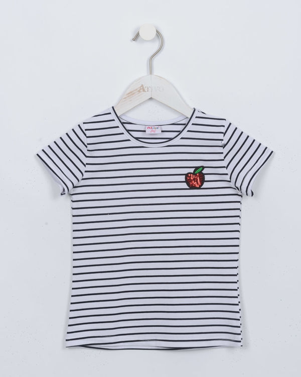 Picture of C1953 GIRLS COTTON TOP WITH CHERRY ON THE SIDE